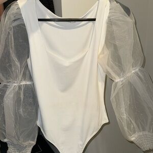 Puff Sleeve Bodysuit